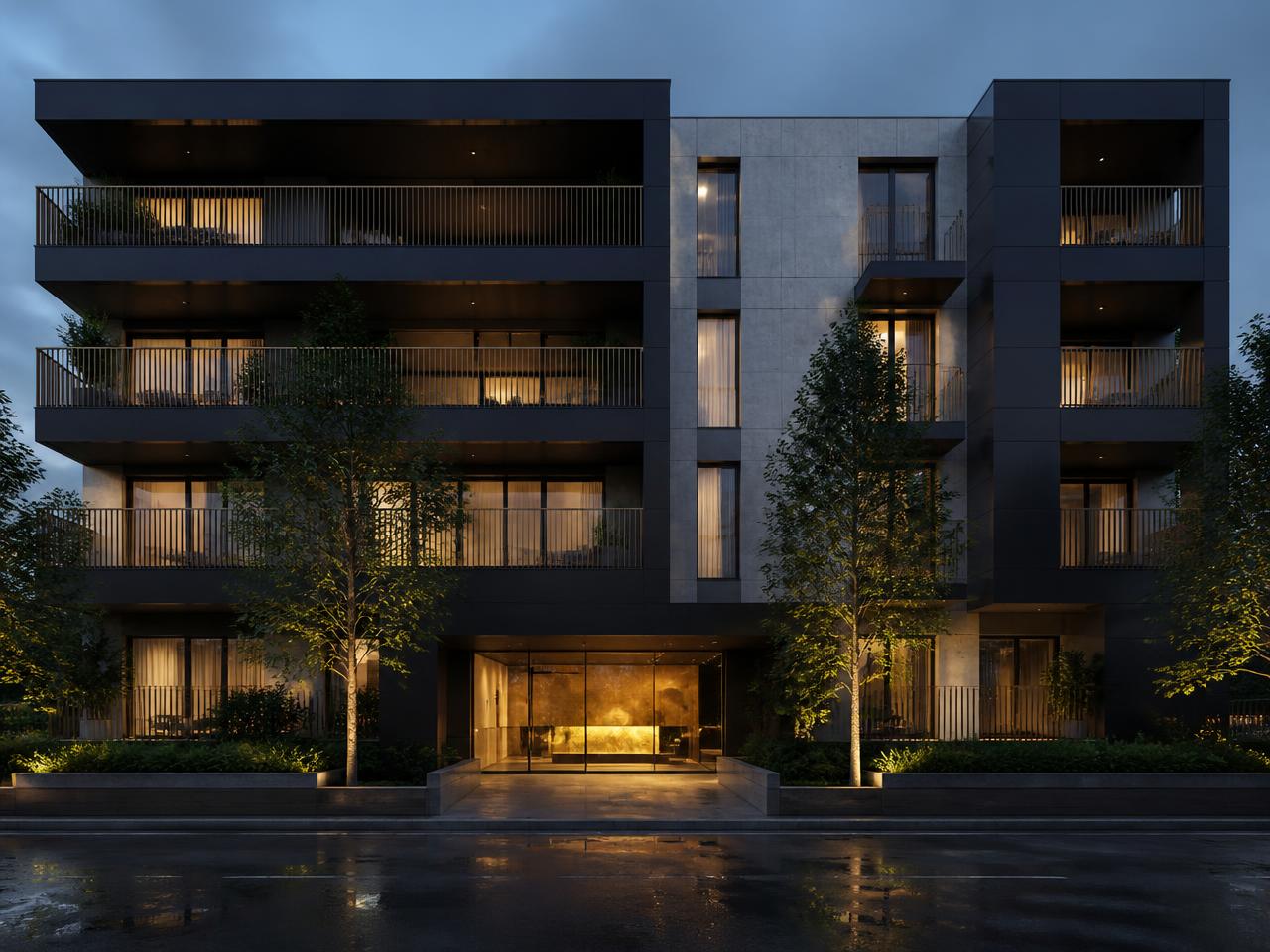 Immeuble résidentiel contemporain développé par Martin & Associés